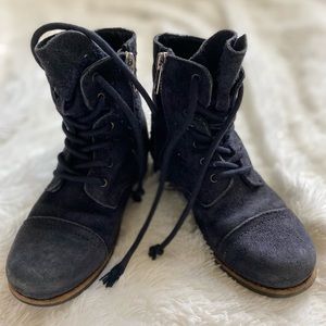 Kids unisex combat boots